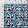 thumbnail image 2 of oneOone Velvet Medium Blue Fabric Asian Japanese Koi Fish Sewing Craft Projects Fabric Prints by Yard 58 Inch Wide, 2 of 4