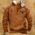thumbnail image 1 of Sweat à Capuche Sans Capuche pour Hommes Mode Décontractée Confortable Imprimé Manches Longues, 1 of 3