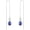 0-Lapis Lazuli, variant on Infinity Gemstone Threader Earrings Long Chain Drop Earrings 925 Sterling Silver 12 Birthstone Birthday Jewelry Gifts for Women (Gift Box)