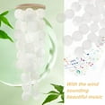 thumbnail image 4 of Sinkoo Wind Chimes for Outside, Handcrafted White Capiz Shells Windchime Coastal Style Decor for Indoor/Outdoors, Garden Decor, Shells Wind Chimes Lovers and More, 4 of 6