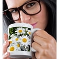 thumbnail image 2 of 3drose, Garden of Daisies Flowers Floral Photography, 11oz Mug, 2 of 6