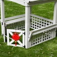 thumbnail image 3 of Outdoor Playhouse with Door, SEGMART Wooden Playhouse with Floor for Outdoor, Kids Playhouse with Bench for Kids Ages 3+, Toddler Play House for Outdoor Garden, Lawn, Patio, Yard, 3 of 5