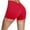 Red, variant on Women's Biker Shorts Workout Gym Shorts Craze High Waist Tummy Control Seamless Scrunch Running Yoga Leggings Black L