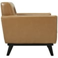thumbnail image 2 of Modway Engage Bonded Leather Armchair in Tan, 2 of 5