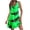 Green, variant on WFJCJPAF 2025 New Halloween Halloween Dresses for Women You Wear to Halloween Wedding,Women's Summer Comfort Fashion Printing Pocket Sleeveless V-Neck Dress - Hot Pink XXL