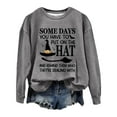 thumbnail image 4 of Xudanell Sweatshirt for Women Long Sleeve Letter Printed Halloween Shirts for Women Shoulder Cute Graphic Tops, 4 of 4