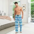 thumbnail image 7 of Asian Style Boho Pajama Pants Mens Lounge Pants Lightweight Men Pajama Bottoms with Drawstring Pockets, 7 of 7