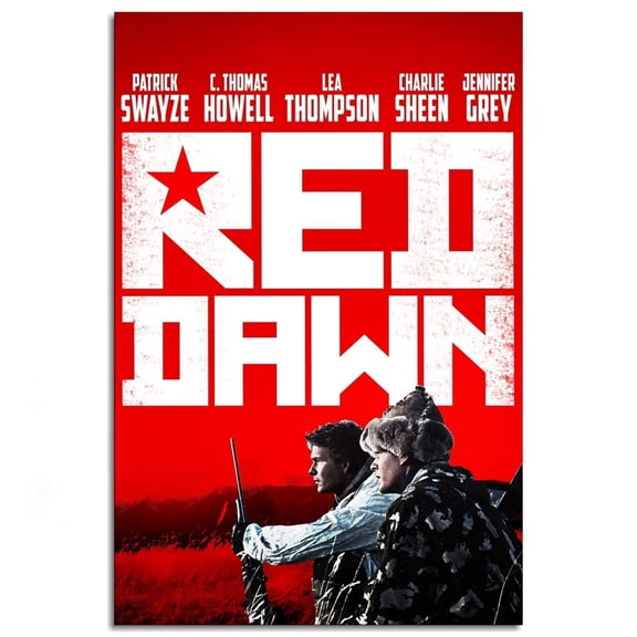 Red Dawn Movie Posters Canvas Prints Classic Movie Classic Movie Poster Poster Wall Art For Home Office Corridor Decorations