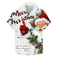 thumbnail image 2 of Elvqul Shirts for Men Graphic Cute Christmas Vacation Mens Shirts Short Sleeve, 2 of 5