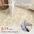 thumbnail image 4 of BERTHMEER 2'x6' Runner Rugs for Hallway Bathroom Bedroom Entryway Kitchen Non Slip Washable Beige Vintage Oriental Traditional Distressed Runner Rugs, 4 of 7