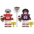 8PCS Football Star Minifigures Building Blocks Toys Football Player Action Figures for Kids Boys