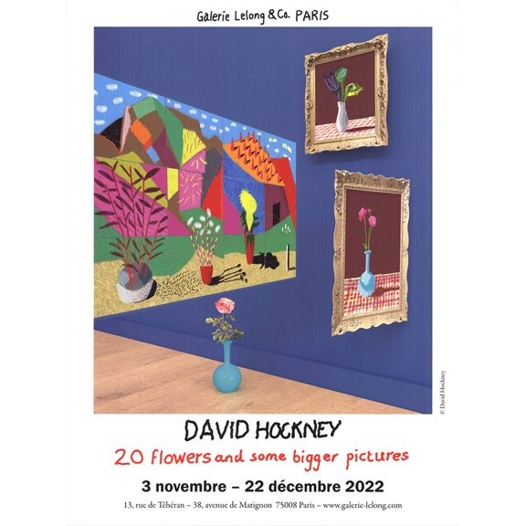 DAVID HOCKNEY 20 Flowers and Some Bigger Pictures, 2022