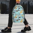 thumbnail image 2 of Disketp Dogs Mochila Escolar de 15 Pulgadas, Mochila Ligera para Estudiantes, Viajes y Trabajo, Cómoda y Resistente para el Uso Diario, 2 of 6
