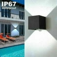 thumbnail image 3 of Aplique de pared de 12 W con sensor de movimiento para exterior e interior, aplique de pared LED de ángulo ajustable, lámpara de pared impermeable IP67 6000 K blanco frío, para pasillo,, 3 of 5