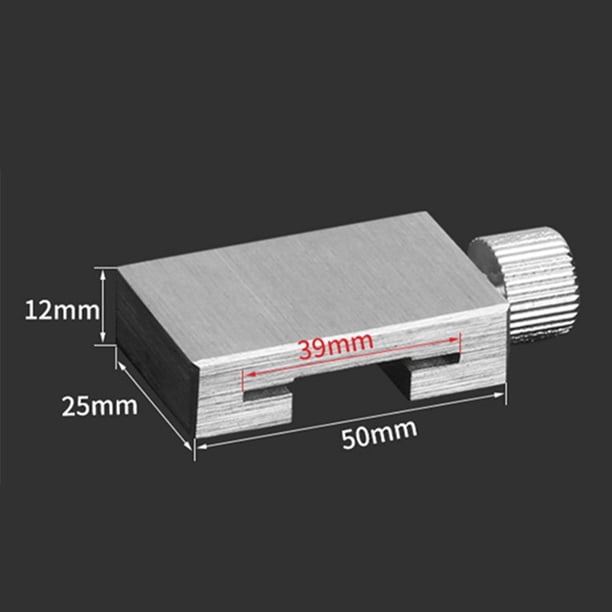 Localizador De Regla De Acero Regla de acero Localizador Ángulos Scriber Marcador Regla Limitador Herramienta de carpintería (39 mm) Hugtrwg Libre de BPA