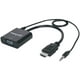 thumbnail image 1 of Convertidor Manhattan HDMI/3.5mm a VGA 2.5m Negro, 1 of 2