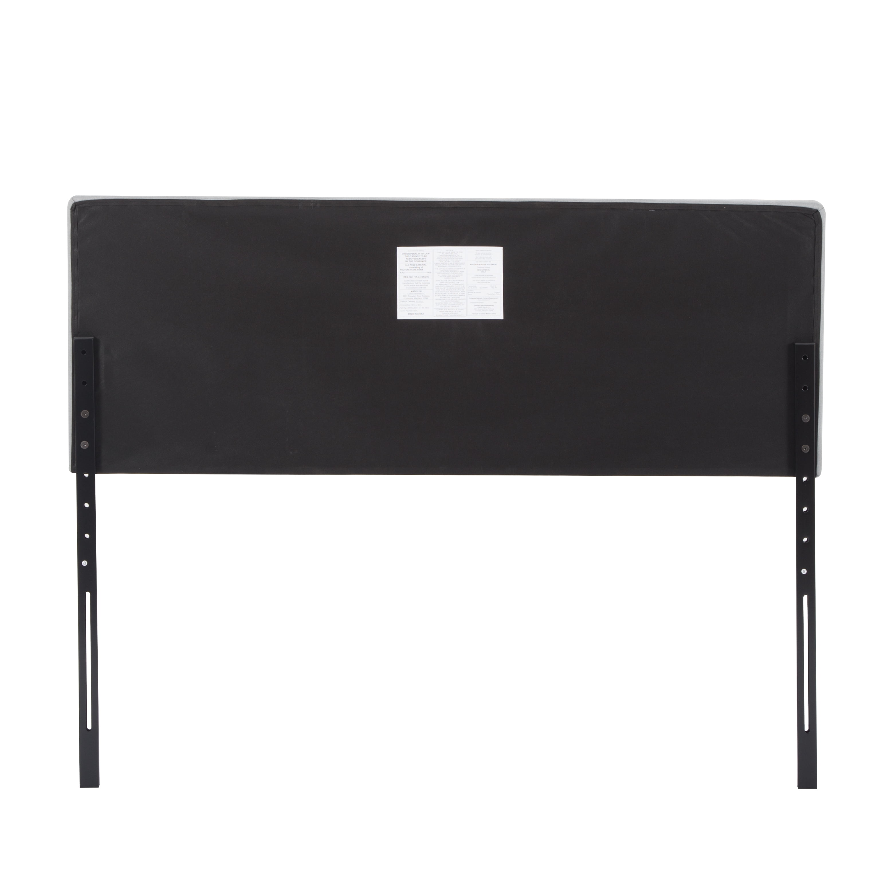 Gewnee Upholstered Headboard for Queen Bed.Linen Simple Band Line Soft Panel Adjustable Headboard.