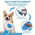 thumbnail image 4 of 6pcs Dog Bath Brush Kit with Towel & Washing Gloves, Slicker Hair Grooming Brush for Shedding, Shampoo Scrubber for Dogs and Cats, 4 of 5