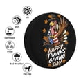 thumbnail image 6 of PUREYAH Thanksgiving Turkey Usa Flag Rv Spare Tire Cover, Wheel Covers Protectors Universal Fit for Camping Travel Trailer Truck 16 inch, 6 of 6