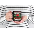 thumbnail image 2 of I Don't Need Therapy, I Just Need to Go Camping, Black 11oz Ceramic Mug, 2 of 5