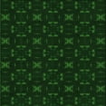 thumbnail image 1 of Ahgly Company Machine Washable Indoor Square Transitional Deep Emerald Green Area Rugs, 6' Square, 1 of 7