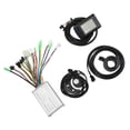 thumbnail image 2 of Controlador de motor de bicicleta eléctrica de 15 A, controlador común de 36 V y 48 V con panel OMTM3 y acelerador de pulgar para motores de 250 W y 350 W., 2 of 14