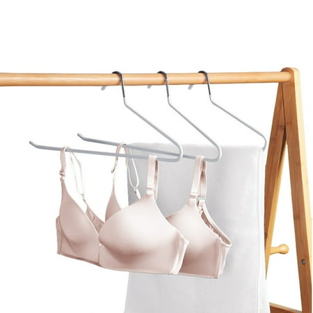 

Pants Hangers Mental Hanger Non-slip Thickened Z-shaped Open-Ended Coat Bra Hanger Household Products Grey