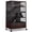Black & Brown, variant on HABUTWAY 33''H Metal Large Ferret Cage, Rolling Chinchilla Cage, Critter Nation Cage, Indoor Wooden Pet Crate Furniture