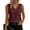 352#Deep Red, variant on Womens Dressy Business Tank Tops V Neck Casual Cami Sleeveless Camisole Blouses Summer Basic Tank Shirt Khaki M