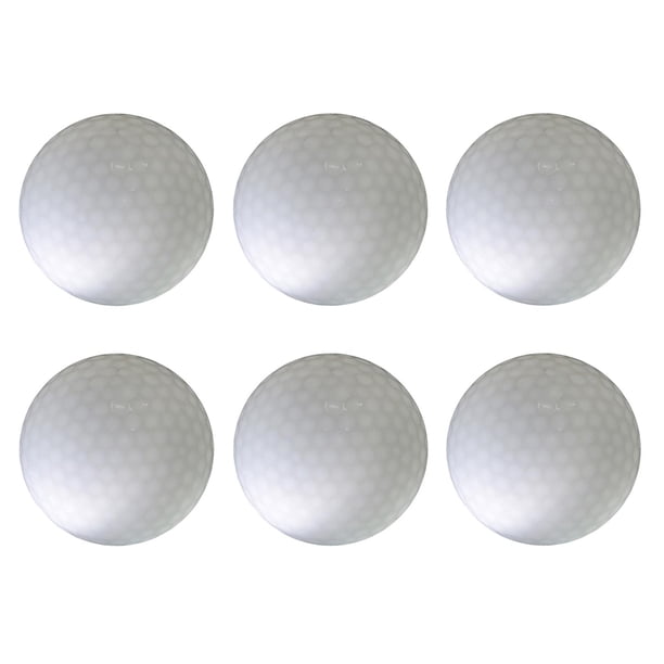Pelotas de golf LED nocturnas - Activadas por luz - Paquete de 6 rojo Sharpla Pelotas de golf nocturnas luminosas