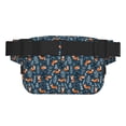 thumbnail image 3 of Easygdp Playful Foxes Forest Blues Fanny Packs para Mujeres y Hombres, Bolsa de Cinturón, Bolsos de Cruz para Trabajo/Correr/Senderismo, 3 of 9