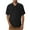 009 Black, variant on FNFYFH Clearance 2025 Big & Tall Shirts for Men Button Down Shirts Men's Cotton Short Sleeve Button-up Shirts Solid Casual Collared Summer Tops Gray,XXXL