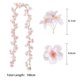 thumbnail image 4 of Guirnalda de flores de cerezo artificiales, 1 paquete, guirnalda de flores de seda colgantes, enredaderas de flores de cerezo, 4 of 5