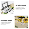 thumbnail image 5 of Disketp Gnomes Bees And Sunflowers Elastic Travel Luggage Cover Travel Suitcase Protective Cover For Trunk Case Apply To 18''-32'' Suitcase Cover (Luggage not included)-Medium, 5 of 9