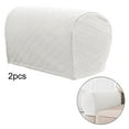 thumbnail image 5 of 2 Sets of Sofa Armrest Covers, Armrest Pads for Sofa Arm Couch . Adjustable White, 5 of 9