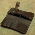 thumbnail image 3 of Cartera de mano de cuero con estampado de dragón vintage para hombre, billetera larga antirrobo, bolso de cuero para hombre, llavero, billetera para hombre, 3 of 5