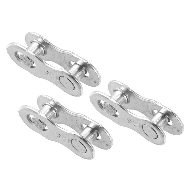 3 Pares 12 Velocidad Cadena Maestro Enlace Conectores para Bicicleta Plata Tono