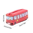 thumbnail image 3 of Gumesh Plush Cartoon Makeup Bag - Multiuse Soft Fuzzy Cosmetic Pouch for Women, Large Travel Toiletry Bag, Cute Pencil Case, Gift Idea (Red), 3 of 6