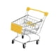thumbnail image 4 of Mini carrito de compras, carrito de supermercado, carrito de mano, miniatura para juegos de rol, pequeño supermercado Amarillo, 4 of 9