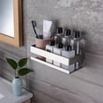 thumbnail image 2 of Shower Shelf, Self Adhesive Bathroom Corner Shelf Storage Rack, SUS 304 Stainless Steel, 2 of 5