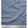 thumbnail image 1 of Soimoi Poly Georgette Fabric Flower Artistic Printed Craft Fabric by the Yard 42 Inch Wide, 1 of 3