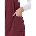 thumbnail image 5 of INSPIRE CHIC Women's Corduroy Dress Adjustable Straps Button Down Pinafore Overall Dress with Pockets L 1, 5 of 6