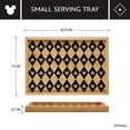 thumbnail image 4 of Disney Home Monochrome 10.6 Inch x 7.5 Inch Small Serving Tray features Mickey’s iconic silhouette, Bamboo, 4 of 8