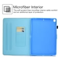 thumbnail image 6 of Allytech iPad 7th Generation Case with Pencil Holder, Slim Fit PU Leather Full Protective Folio Stand Smart Cover Auto Sleep Wake Drop Proof Case Cover for Apple iPad 10.2" 7th Gen 2019,Butterfly, 6 of 7