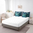 thumbnail image 4 of YST Ensemble de Couettes Taille Simple avec Draps pour Enfants Dauphin Côtier - 7 Pcs Lit en Sac Ensemble de Literie Animal Marin Abstrait avec Couette, Draps, Taies d'Oreiller, 4 of 5