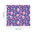 thumbnail image 3 of Pofeuu mushroom rainbow color Skull Print Wall Tapestry Decoration Wall Hanging Tapestry 60 x 51 Inch, 3 of 6