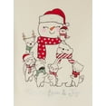 thumbnail image 2 of Holiday Time Girls Christmas Long Sleeve Snowman T-Shirt, Sizes 4-18, 2 of 3