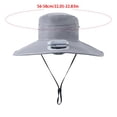 thumbnail image 3 of Gorro de pescador solar con USB recargable para hombres, protección solar de ala ancha, gorra de malla transpirable para exteriores de verano, 3 of 8