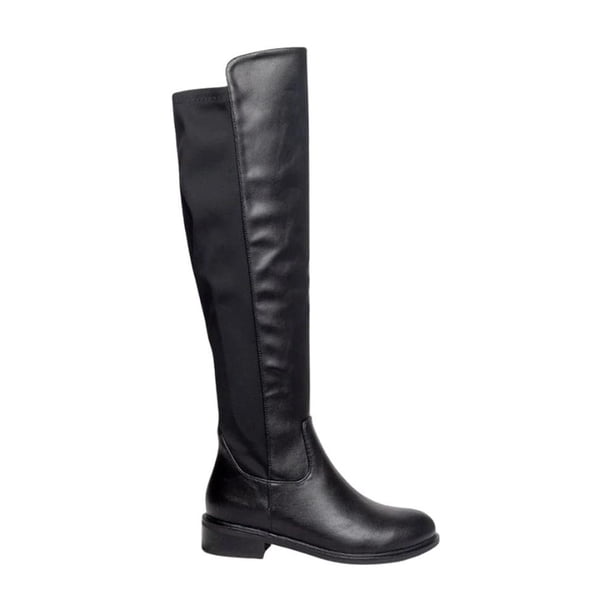 Botas Mujer Caña Alta Stretch Tacón 3.5 cm Emporium 2409084 negro 22.5