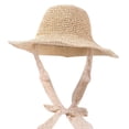 thumbnail image 2 of Cheers.US Womens Straw Sun Hats Wide Brim Foldable Beach Hats UV UPF 50+ Summer Sun Travel Hat for Women, 2 of 7